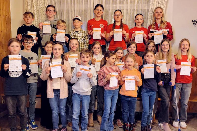 40 Jugend-Sportabzeichen